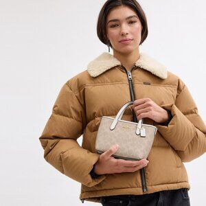 NWT - Coach -City Mini Tote Bag - Signature Canvas